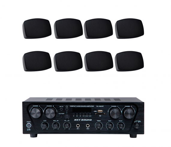 Фото Акустичний комплект SKY SOUND SKW-4808QS BLACK