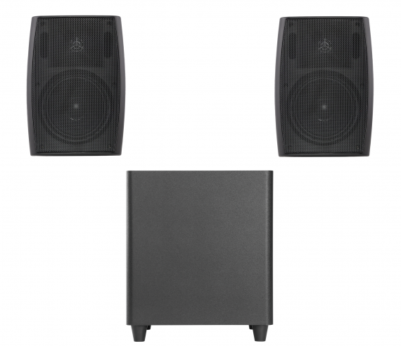 Фото Акустичний комплект SKY SOUND SUBT-10B/LS (2*40Вт) BLACK