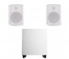 Фото Акустичний комплект SKY SOUND SUBT-10W/NS (2*40Вт) WHITE