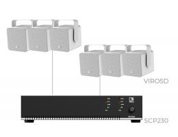 Комплект настінних колонок Audac FESTA5.6I (6 x VIRO5D + SCP230)