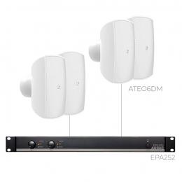 Комплект настінних колонок Audac FESTA6.4M (4 x ATEO6DM + EPA252)