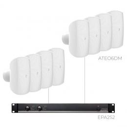 Комплект настінних колонок Audac FESTA6.8M (8 x ATEO6DM + EPA252)