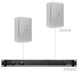 Комплект настінних колонок Audac FESTA7.2E (2 x XENO6 + EPA252)