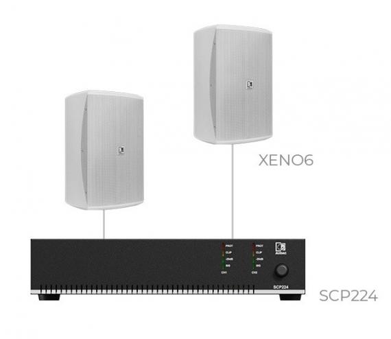 Фото Комплект настінних колонок Audac FESTA7.2I (2 x XENO6 + SCP224)