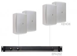 Комплект настінних колонок Audac FESTA7.4E (4 x XENO6 + EPA252)