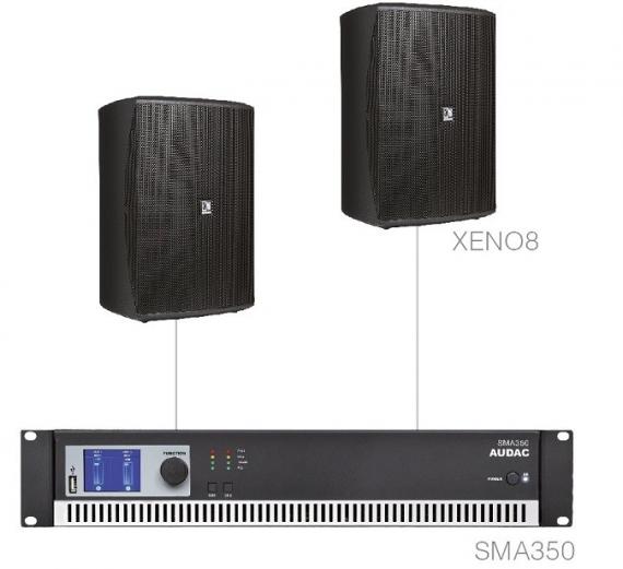 Фото Комплект настінних колонок Audac FESTA8.2 (2 x XENO8 + SMA350)