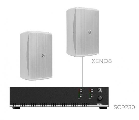 Фото Комплект настінних колонок Audac FESTA8.2I (2 x XENO8 + SCP230)