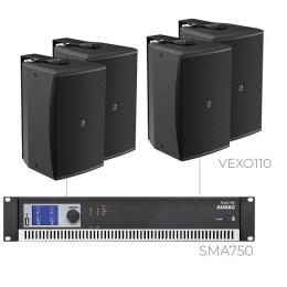 Комплект настінних колонок Audac FORTE10.4V (4 x VEXO110 + SMA750)
