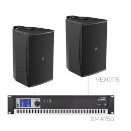 Комплект настінних колонок Audac FORTE15.2V (2 x VEXO115 + SMA750)