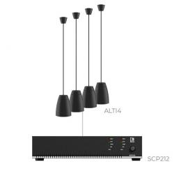 Комплект настінних колонок Audac LENTO4.4I (4 x ALTI4 + SCP212)