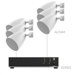 Комплект настінних колонок Audac LENTO4.6IM (6 x ALTI4M + SCP212)