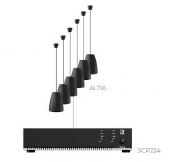 Комплект настінних колонок Audac LENTO6.6I (6 x ALTI6 + SCP224)