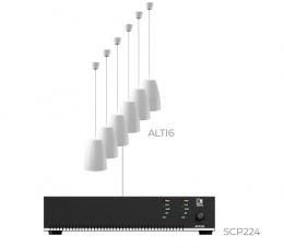 Комплект настінних колонок Audac LENTO6.6I (6 x ALTI6 + SCP224)