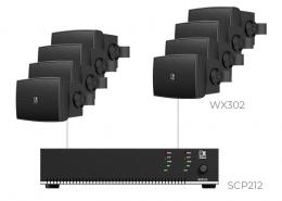 Комплект настінних колонок Audac PURRA3.8I (8 x WX302MK2 + SCP212)