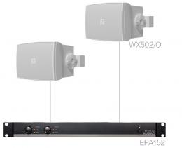 Комплект настінних колонок Audac PURRA5.2E (2 x WX502MK2/O + EPA152)