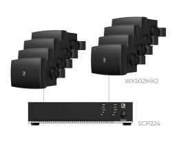 Комплект настінних колонок Audac PURRA5.8IO (8 x WX502MK2/O + SCP224)