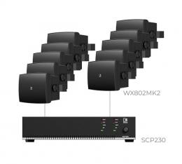 Комплект настінних колонок Audac PURRA8.10I (10 x WX802MK2 + SCP230)