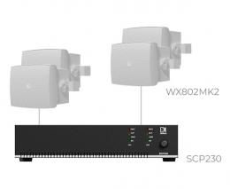 Комплект настінних колонок Audac PURRA8.4IO (4 x WX802MK2/O + SCP230)