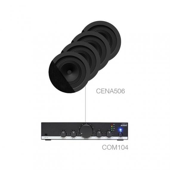 Фото Комплект стельової акустики Audac CANTO5.4 (4 x CENA506 + COM104)