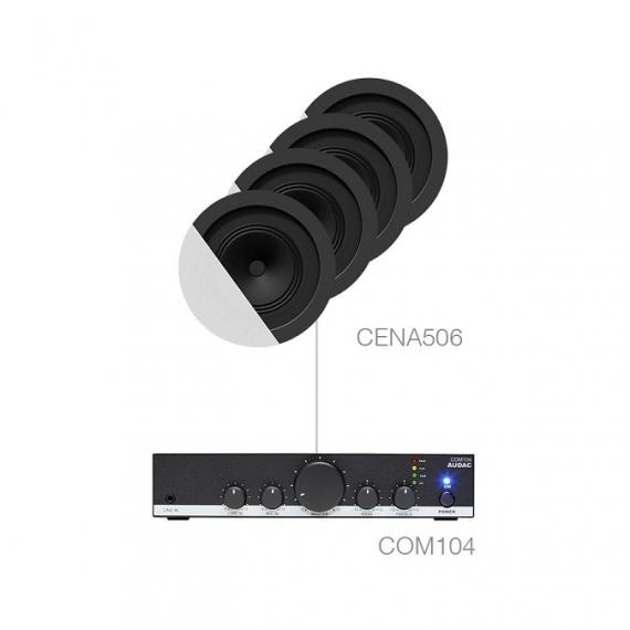 Фото Комплект стельової акустики Audac CANTO5.4 (4 x CENA506 + COM104)