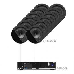 Комплект стельової акустики Audac CENTO5.12 (12 x CENA506 + MFA208)