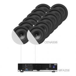 Комплект стельової акустики Audac CENTO5.12 (12 x CENA506 + MFA208)