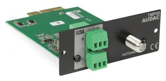 Фото Модуль FM-тюнер з інтерфейсом SourceCon Audac TMP40 для програвача XMP44