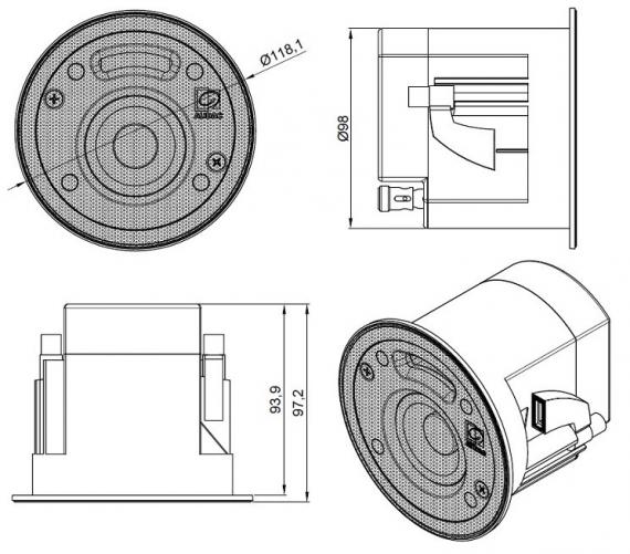 Фото Стельовий динамік Audac CELO2