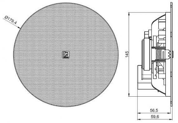 Фото Стельовий динамік Audac CENA510D