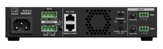 Фото Трансляційний підсилювач потужності Audac SCP212