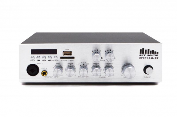 Фото Трансляційний підсилювач SKY SOUND HY-601MB+BT (2-ZONE/2*60W)