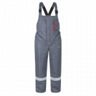 Insulated working semi-overalls