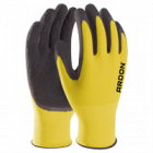 Latex coated gloves