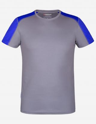 Футболка INSIGHT LEAM SOFT STRETCH сірий/синій - Фото 1