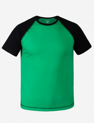 T-shirt INSIGHT WALKER green/black - Photo 1