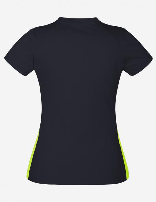Футболка жіноча INSIGHT BROOKLYN SOFT STRETCH чорний/жовтий HI- VIZ - Фото 2