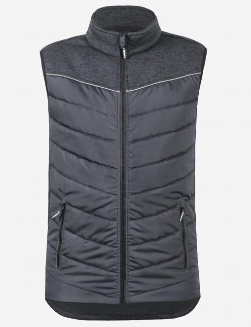 Insulated vest INSIGHT JACKSON dark gray/dark gray melange - Photo 1