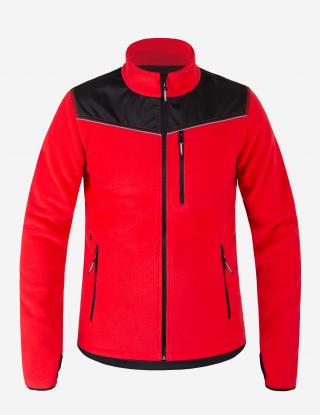 Fleece jacket INSIGHT JACKSON red-black - Photo 1