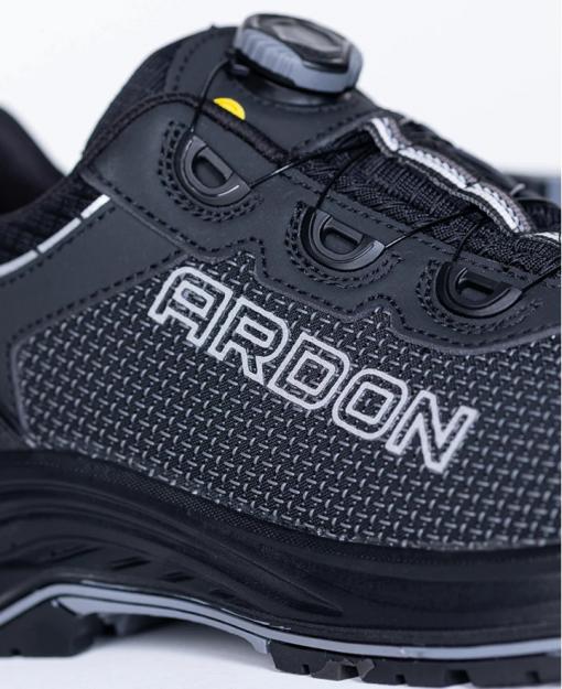 Кросівки робочі ARDON BRICK LOW NEO S3S ESD чорні - Фото 5