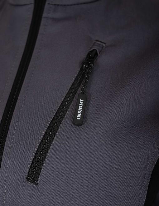 Куртка жіноча робоча INSIGHT BROOKLYN сірий/чорний - Фото 4
