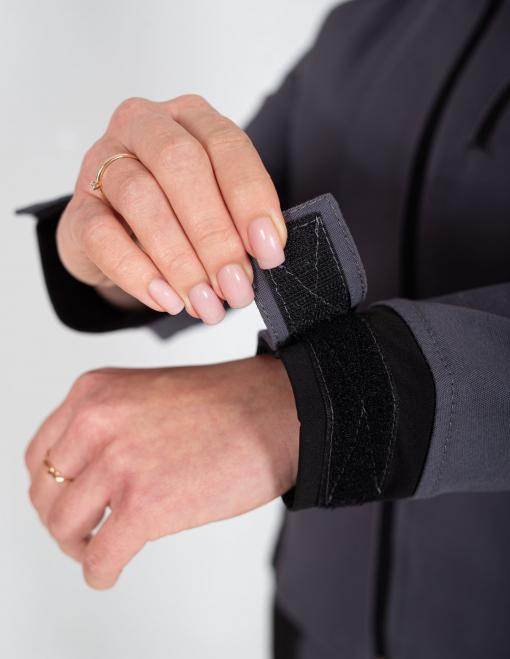 Куртка жіноча робоча INSIGHT BROOKLYN сірий/чорний - Фото 6