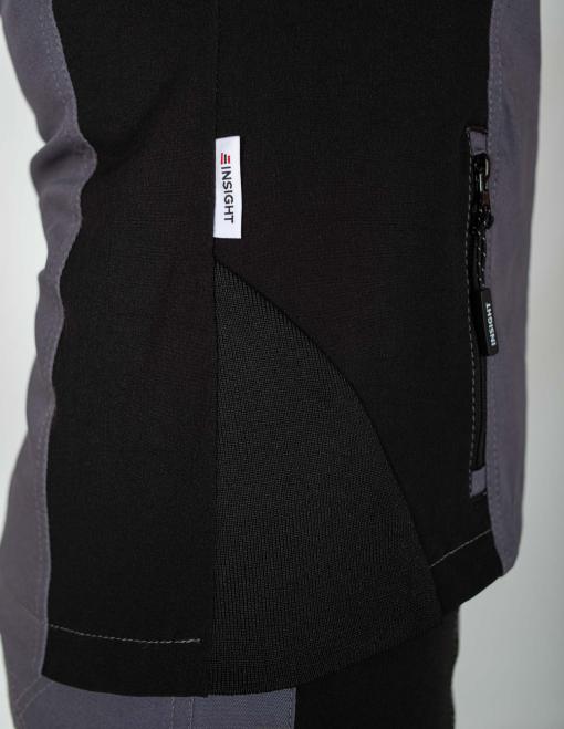 Куртка жіноча робоча INSIGHT BROOKLYN сірий/чорний - Фото 7