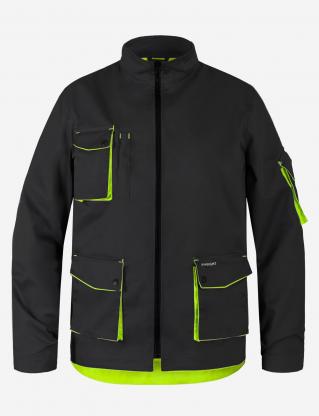 Work jacket INSIGHT DEXTER LIGHT  in black-lettuce - Photo 1