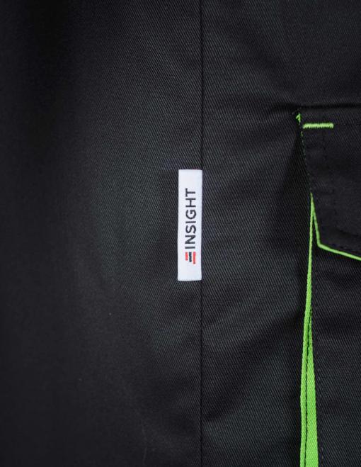 Work jacket INSIGHT DEXTER LIGHT  in black-lettuce - Photo 8