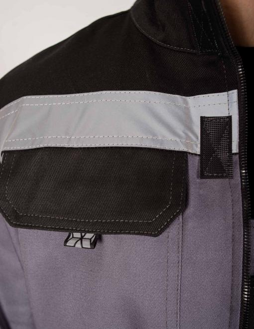 Work jacket INSIGHT HOLDEN 2.0 dark gray/black - Photo 6
