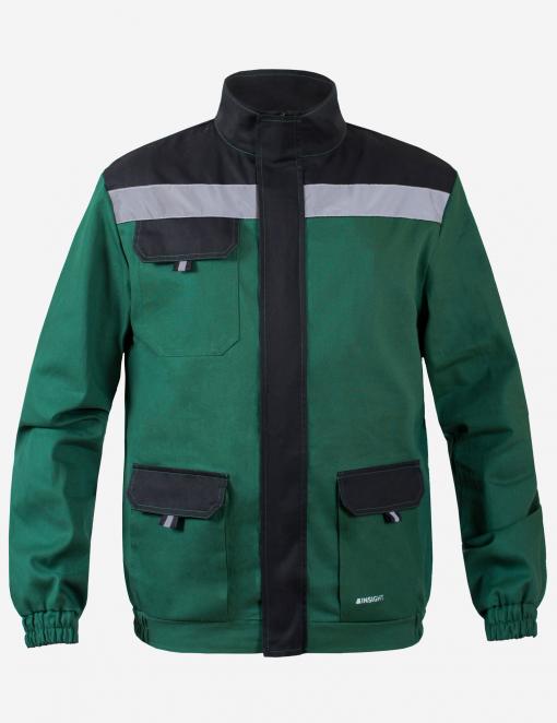 Work jacket INSIGHT HOLDEN green-black - Photo 1