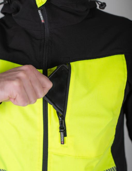 Signal  jacket INSIGHT AMUN yellow-black - Photo 3