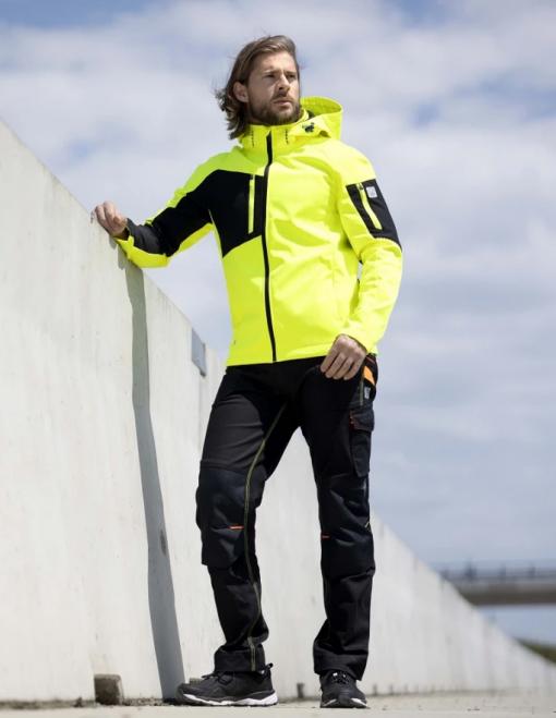 Куртка софтшел ARDON CITYCONIC жовта Hi-Viz - Фото 3