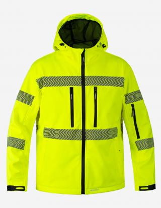 Softshell jacket INSIGHT RUSSEL HV yellow - Photo 1