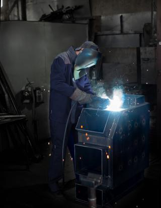 Куртка зварювальника INSIGHT SPARK темно-синій/сірий - Photo 2